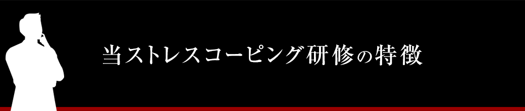 当ストレスコーピング研修の特徴